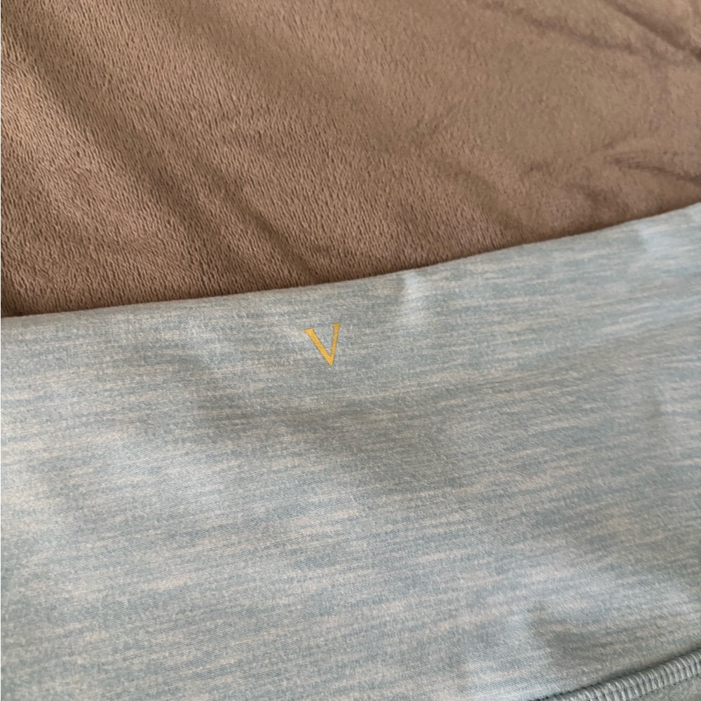 Victoria's Secret Light Blue Leggings with Side Cross Detail - Size 4 - Picture 4 of 7